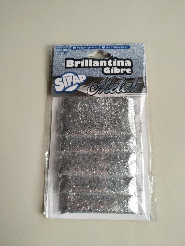 Producto - Brillantina Gibre Sifap Metal x5