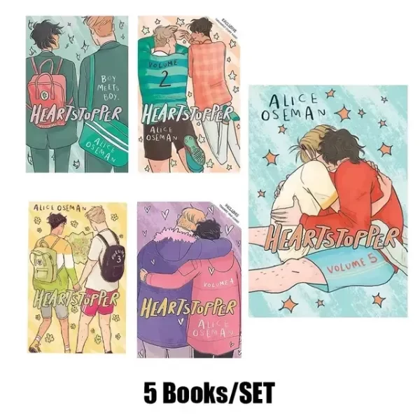 Producto - Heartstopper - Todos los comics - Pack x5 - Alice Oseman - pdf