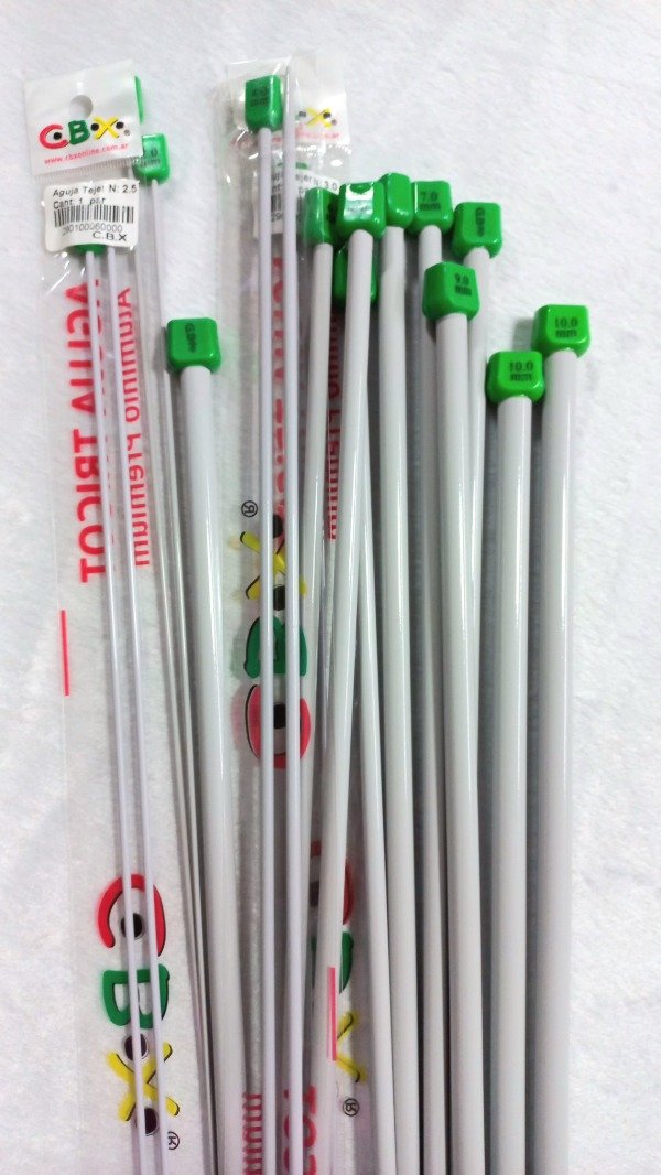 Producto - PACK SURTIDO X 9MEDIDAS DE AGUJAS POR PAR MARCA CBX