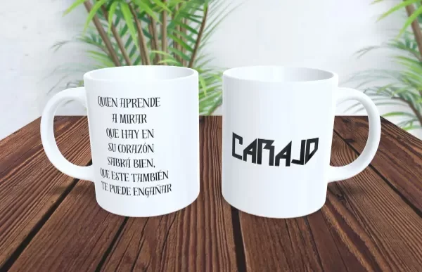 Producto - Taza - Carajo frase 9