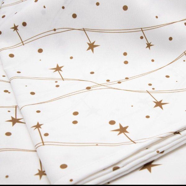 Producto - Mantel Anti manchas Estrellas Doradas