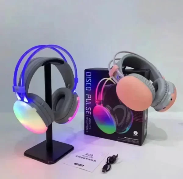 Producto - Auricular Inalambrico MALIBU Con Luz RGB Y Cancelacion de Sonido PM860 - 1