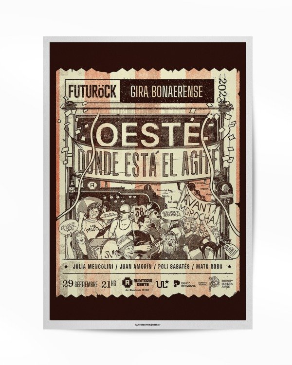 Producto - Oeste - Gira Futurock 2023