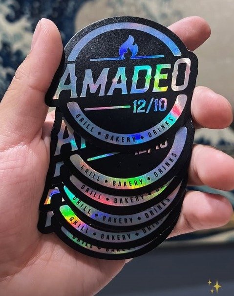 Producto - Stickers Holograficos 6cm o 7cm