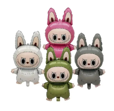 Producto - Labubu Globo Metalizado con Forma x 1 Unidad