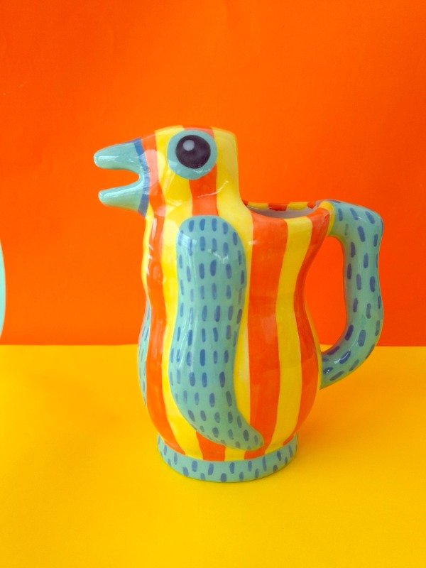 Producto - Pingüino grande 1L #18 Amarillo, naranja y verde agua