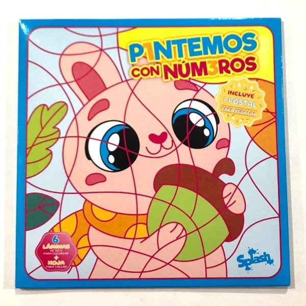 Producto - LAMINAS COLOREA POR NUMEROS X6U INFANTIL
