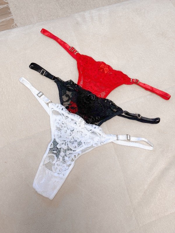 Producto - Pack x 3 less regulable encaje