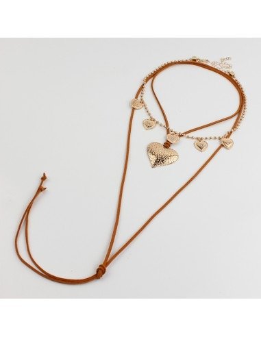 Producto - Set Collar Golden Suede
