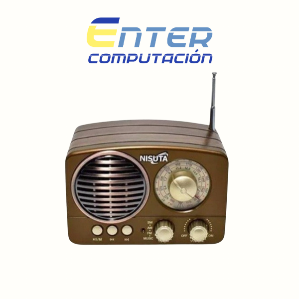 Producto - Radio Vintage Nisuta parlante bluetooth