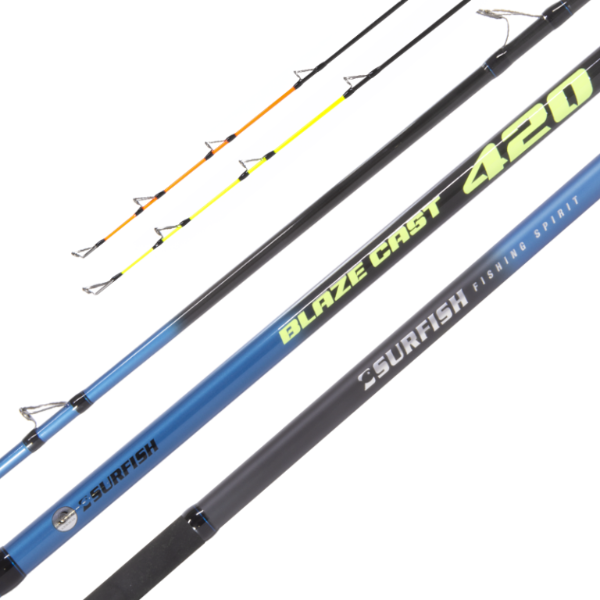 Producto - Caña Surfish Blaze Cast 420 3 TRAMOS + 2 PUNTERAS INTERCAMBIABLES
