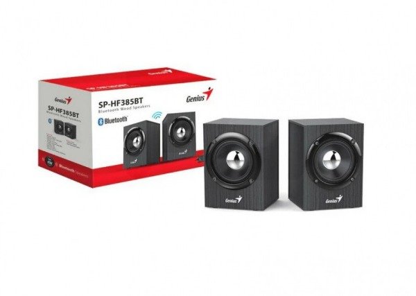 Producto - Parlante Genius Sp-hf385bt Madera Black Gray