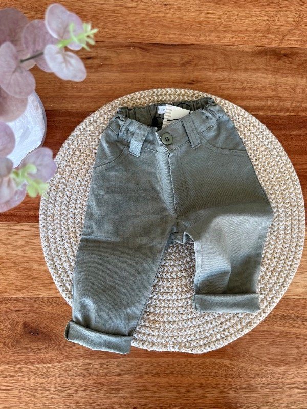 Producto - Pantalón Varón Verde Seco