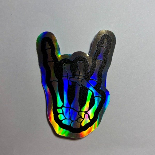 Producto - Mano calavera tornasolada