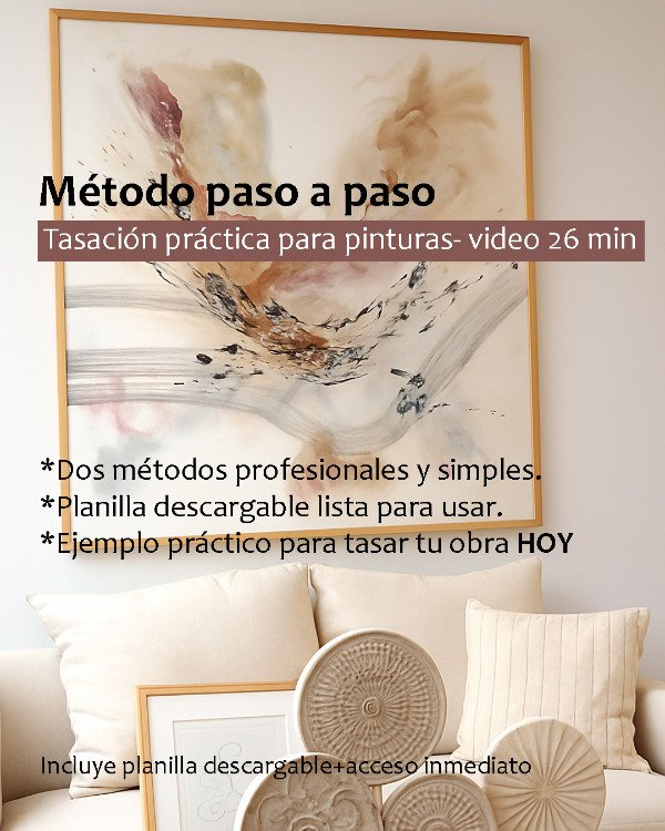 Producto - Método paso a paso / Tasación práctica para pinturas