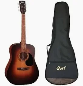 Producto - CORT Guitarra acústica con funda  AD-810 SSB