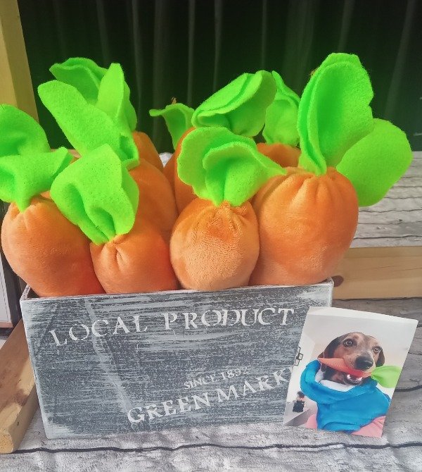 Producto - Pack 6 zanahorias de peluche