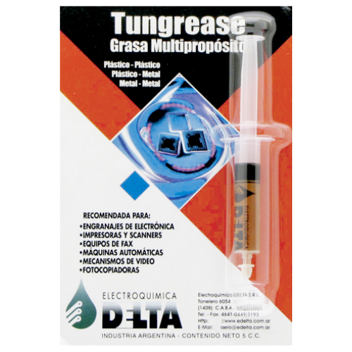 Producto - Tungrease Grasa Multipropósito para plásticos y metales Jeringa de 5 cc