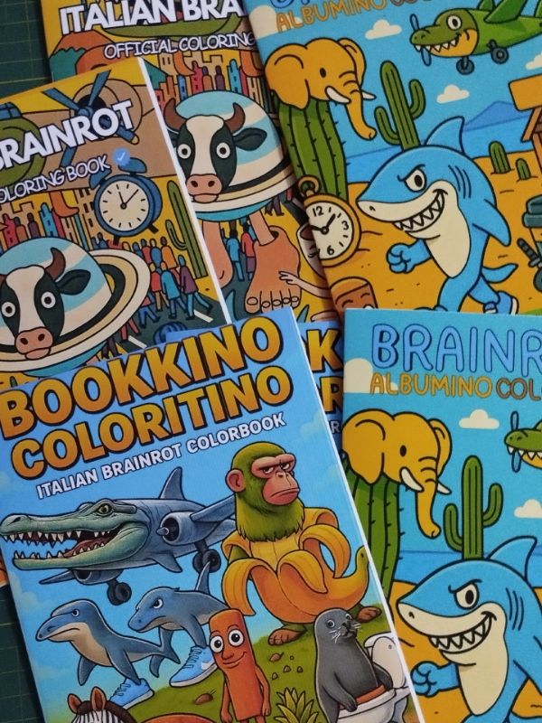 Producto - Libro para colorear Brainrot