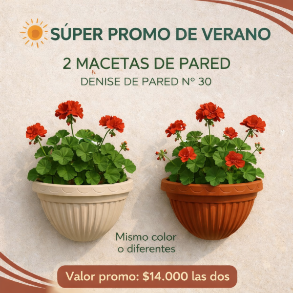 Producto - SUPER PROMO MACETAS DE PARED