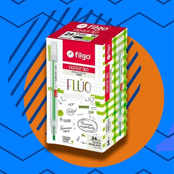 Producto - RESALTADOR FILGO FLUO FINO X 24UNI