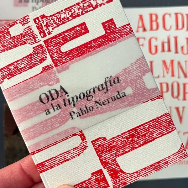 Producto - ODA A LA TIPOGRAFIA