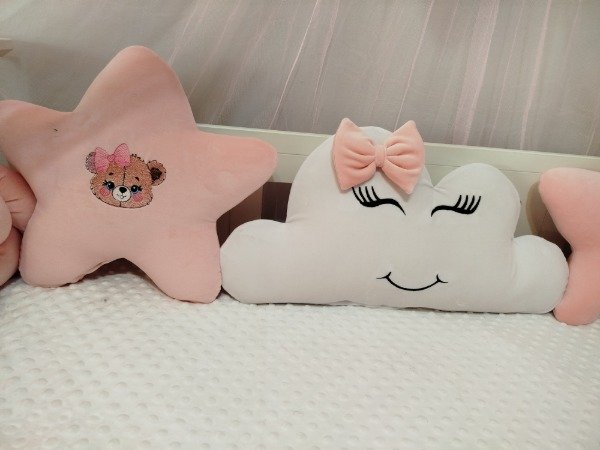 Producto - Set de Chichoneras Plush - Estrellas y Nube - 3