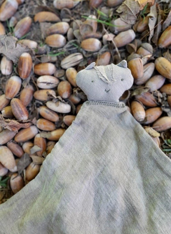 Producto - Trapito de apego Zorro gris-verdoso