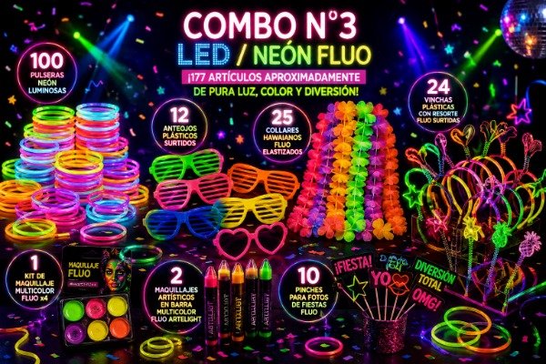 Producto - COMBO COTILLON 3 DE 177 ART. ENVIO GRATIS A TODO EL PAIS