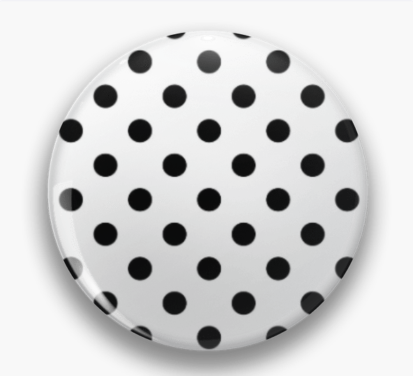 Producto - pin POLKA BW