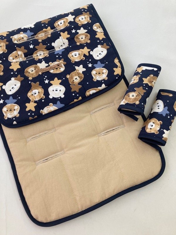 Producto - Colchoncito osos azul y arena