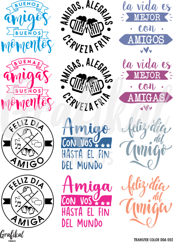 Producto - Transfer Color Dia del Amigo 002