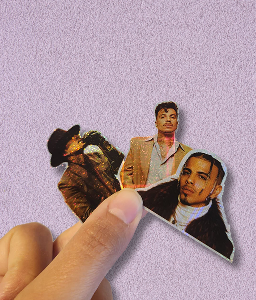 Producto - STICKERS HOLOGRÁFICOS - RAUW ALEJANDRO - SET #1
