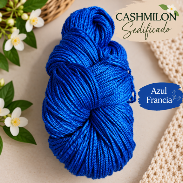 Producto - Cashmilon Sedificado Azul Francia