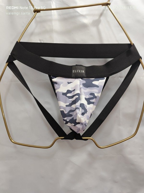 Producto - Suspensores camuflado gris