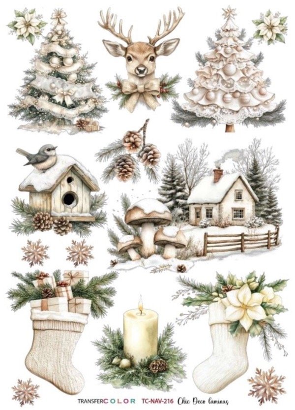 Producto - Transfer Color 216 - Navidad