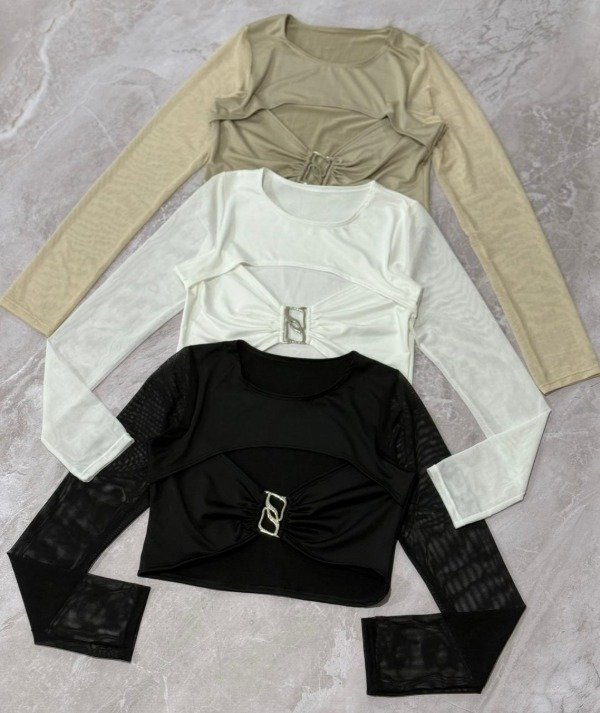 Producto - LINEA AMBAR TOP CON MANGAS TUL