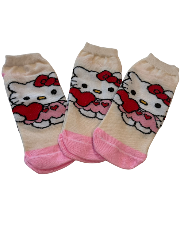 Producto - Par Soquetes Animados Kitty