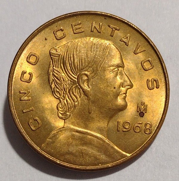 Producto - México 5 cents 1968 - 0
