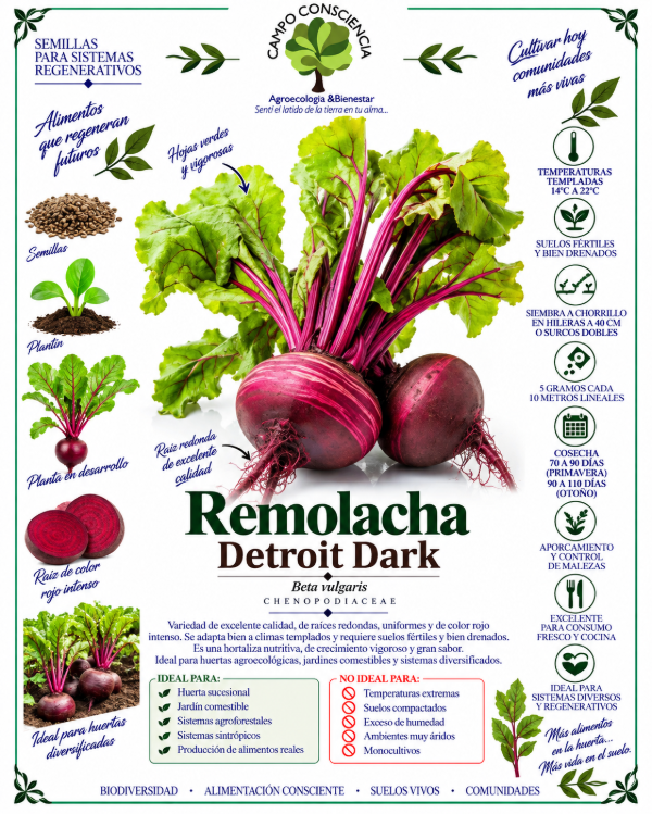 Producto - Remolacha - Semillas Agroecológicas