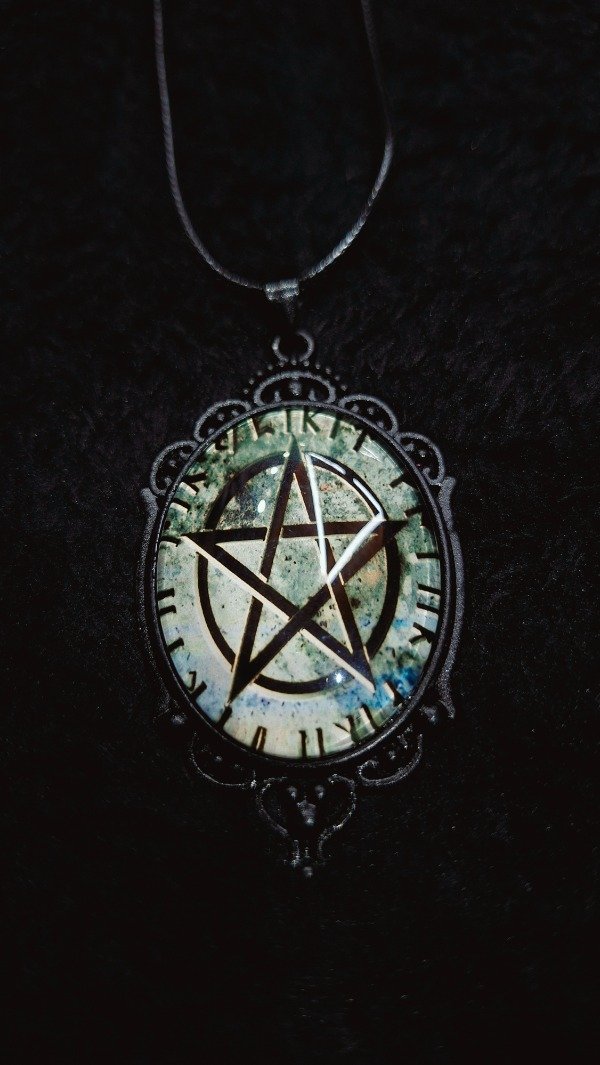 Producto - Collar Camafeo Pentagrama - 3