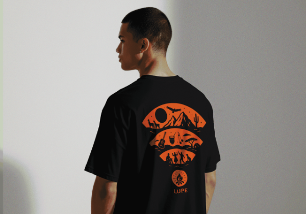 Producto - REMERA NEGRA WIFI NARANJA