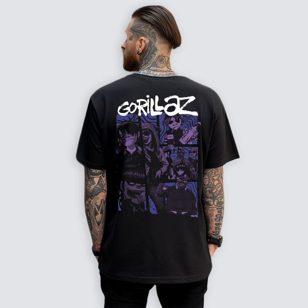 Producto - Remera Oversize Gorillaz Banda