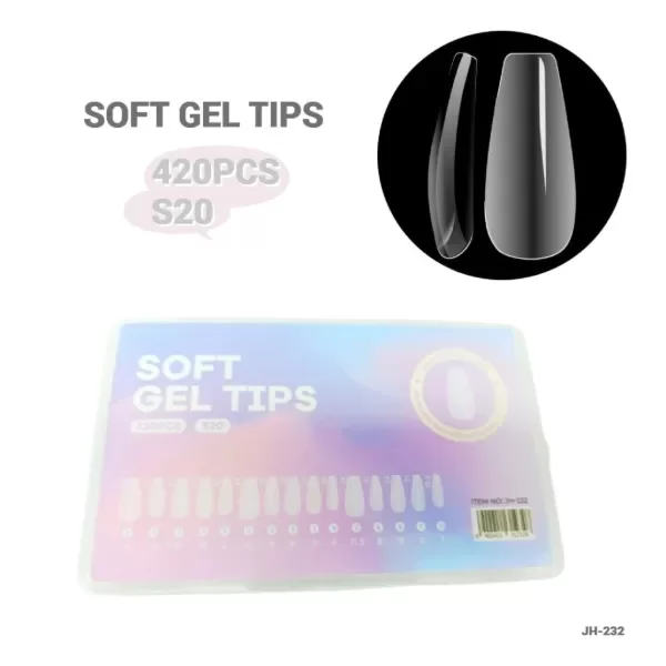 Producto - TIPS SOFT GEL COFFIN MEDIANO