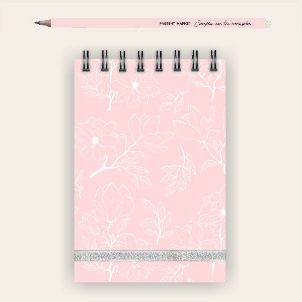 Producto - Anotador Florecer Pleno Rosa
