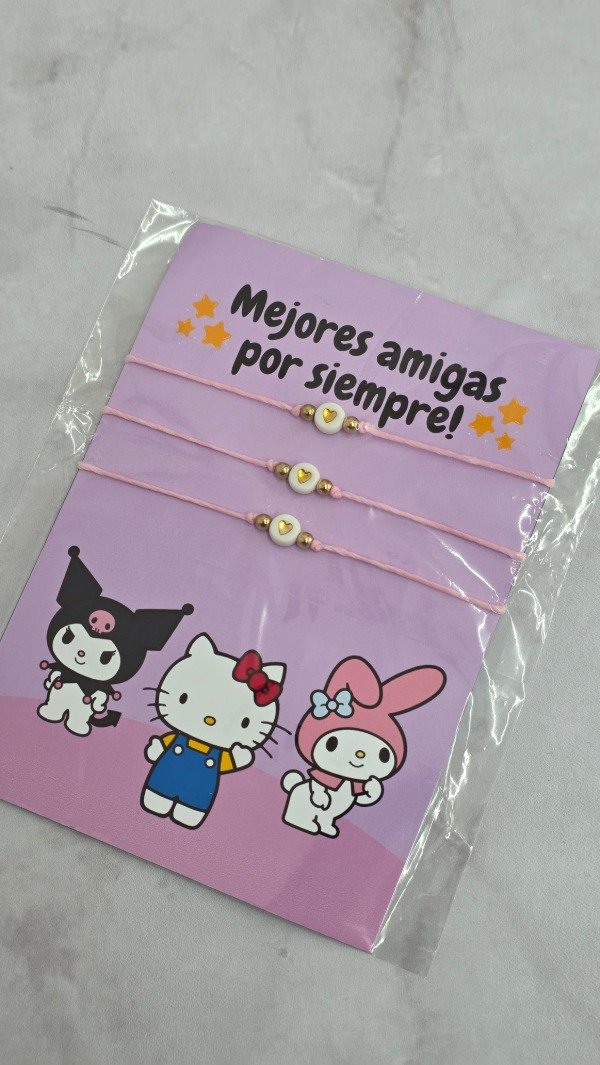 Producto - Pulseras compartidas x3