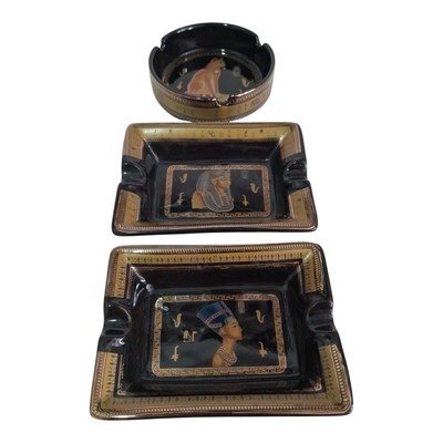 Producto - CENICERO EGIPCIO REDONDO Y RECTANGULAR / CODIGO R2