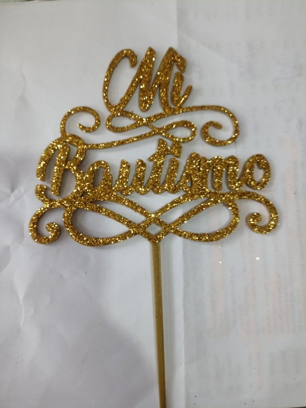 Producto - topper 3d frase