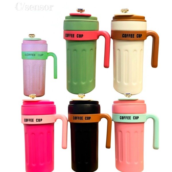Producto - VASOS CAFETEROS CUP CON SENSOR / 650 ML. ACERO INOX.