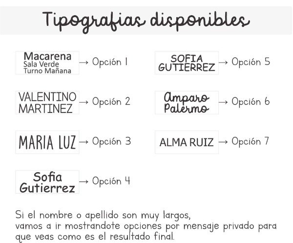 Producto - Pack x 90 Etiquetas Personalizada Con Nombre Para Ropa Pega Plancha - 1